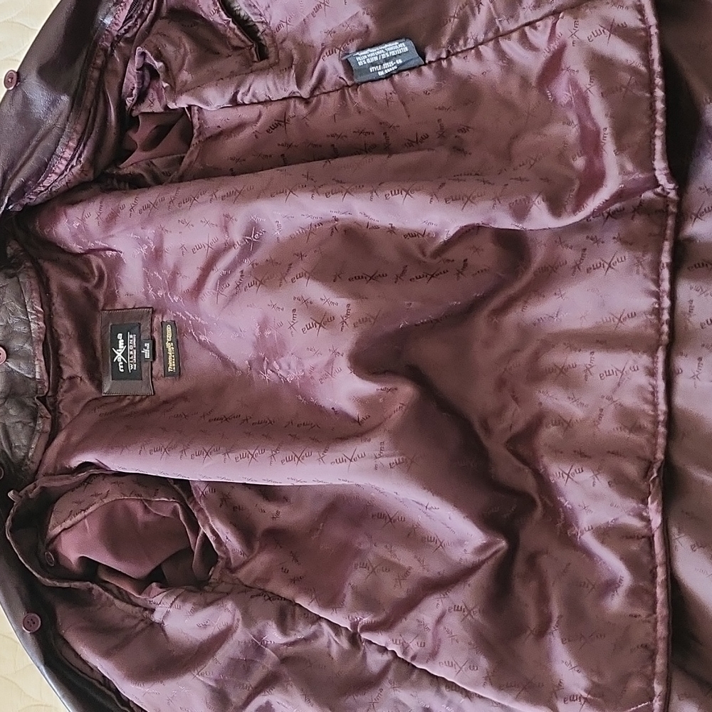 Genuine Leather Lined Coat - Picture 10 of 17